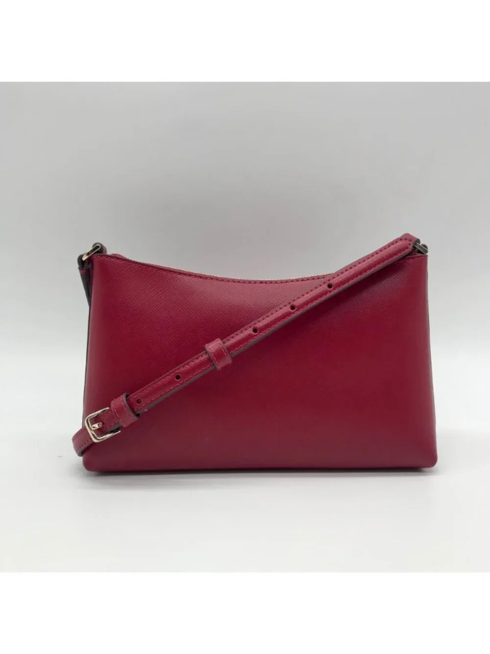 Kate Spade Red Saffiano Leather Sadie Crossbody Bag